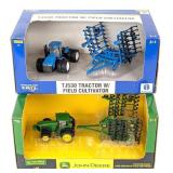1/64 Ertl John Deere 8430 & New Holland TJ530 Trac
