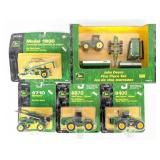 1/64 Ertl John Deere Tractors, Implements, and Spr