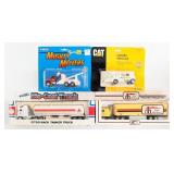 1/64 Ertl CAT Utility Truck, Tow Truck, Tanker Tru