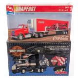 1/32 Coca-Cola Volvo Tractor Trailer & Harley-Davi