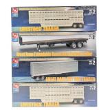 1/25 AMT / Ertl Great Dane Van Trailer, Flatbed, a