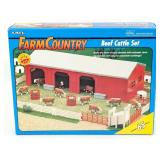 1/64 Ertl Farm Country Beef Cattle Set - NIB