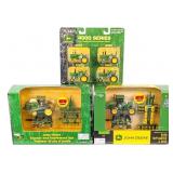 1/64 Ertl John Deere Tractor & Implement Sets & 40