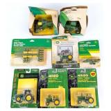 1/64 Ertl John Deere Tractors, Spreader, Planter,