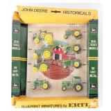 1/64 Ertl John Deere Historical Set in Shadow Box