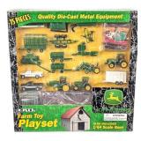 1/64 Ertl John Deere 75 Piece Farm Toy Playset
