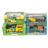 (4) Die-Cast Metal John Deere Dealership Trucks