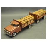 Original Tonka Tandem Platform Stake Truck