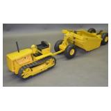 Restored Doepke Cat D6  Pulling Cat Bottom Scraper