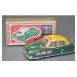Japanese Tin Modern Toys Friction Police Car