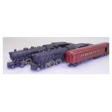 S Scale American Flyer Locomotive and Tender Lot