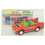 Vintage Tin Litho Batmobile No.2001 w Original Box