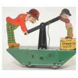 Marx Mullins and Kayo Tin Litho Wind Up Hand Car