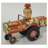 Marx Tin Wind-up Dagwood The Driver Crazy Car