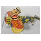 Marx Tin Litho Windup Popeye The Pilot Plane