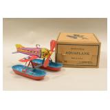 J. Chein Tin Litho Windup Aquaplane No.39 In Box