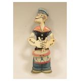 Scarce Tin Litho J. Chein Popeye Drummer Toy