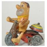 Marx Tin Litho Fred Flinstone Windup Tricycle