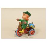 Marx Tin Litho Leprechaun Windup Tricycle