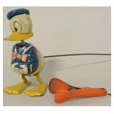Line Mar Tin Litho Hopper Donald Duck Toy