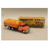 Tin Litho Japan Friction Gasoline Car In Box