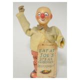 TN Wind Up Tin Litho Eat At Joe