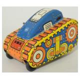 Marx Tin Litho Wind Up Rollover Tank