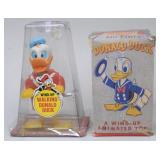 Lot Of Vintage Wind Up Donald Duck And Box