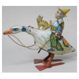 Marx Tin Litho Wind Up Mother Goose