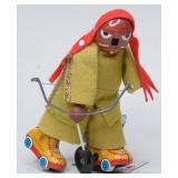 Linemar Tin Litho Wind Up Shy Anne Indian Skater