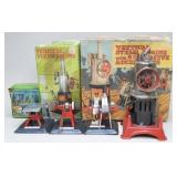 Marx Steam Engine With 3 Operative Accessories