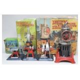Marx Steam Engine With 3 Operative Accessories