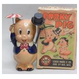 Marx Tin Litho Wind Up Porky Pig