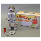 Tin Litho Ha Ha Toy Mr. Robot