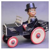 Marx Tin Litho Wind Up Charlie McCarthy Car