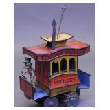 Fontaine Fox Tin Litho Wind Up Trolley