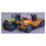 Two Marx Tin Wind Up King Racers