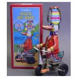 Schylling Wind Up Duck On Bike
