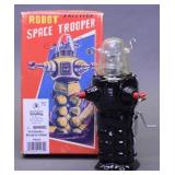 Schylling Tin Litho Friction Space Trooper Robot