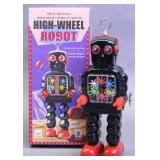 Ha Ha Toys Wind Up High-Wheel Robot MS436