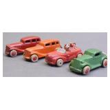 Lot Of Four Slush Tootsie Toy Cars