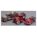 Lot Of 3 Cast Iron Cars