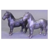 Lot Of Two Arcade Beauty Horse Bank