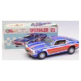 Taiyo Toys Tin Litho Lightning Star Race Car #613