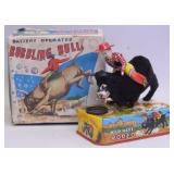 Linemar Toys Battery Op. Bubbling Bull