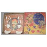 Ideal Plastic Toy Tea Set