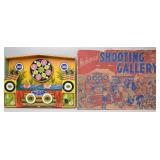 Wyandotte Tin Litho Wind Up Shooting Gallery #3907