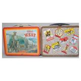 Two Ohio Art Metal Lunch Boxes