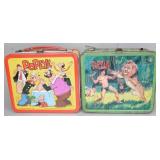 Two Aladdin Ind. Metal Lunch Boxes