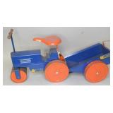 Tru-Matic Sit N Ride Steam Roller With Tralier